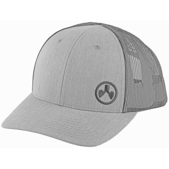 Magpul Icon trucker Hat in grey from side